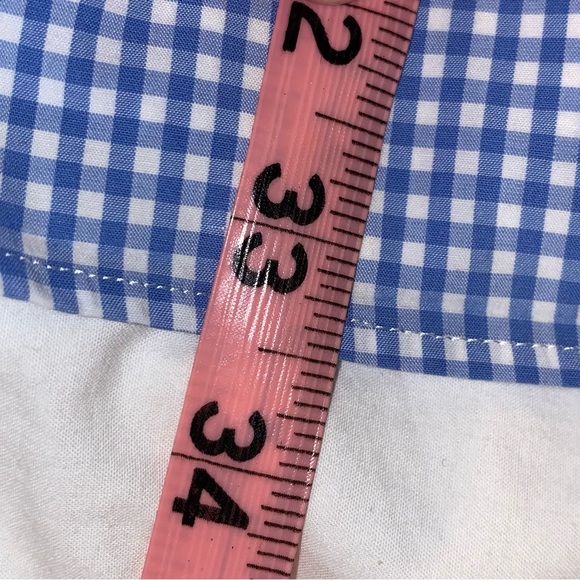 Polo men blue check dress shirt men’s size 2XB XXL - Picture 13 of 17